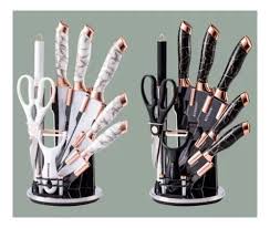 Miniatura 2 de SET DE CUCHILLOS MARMOLIZADO (sin caja)